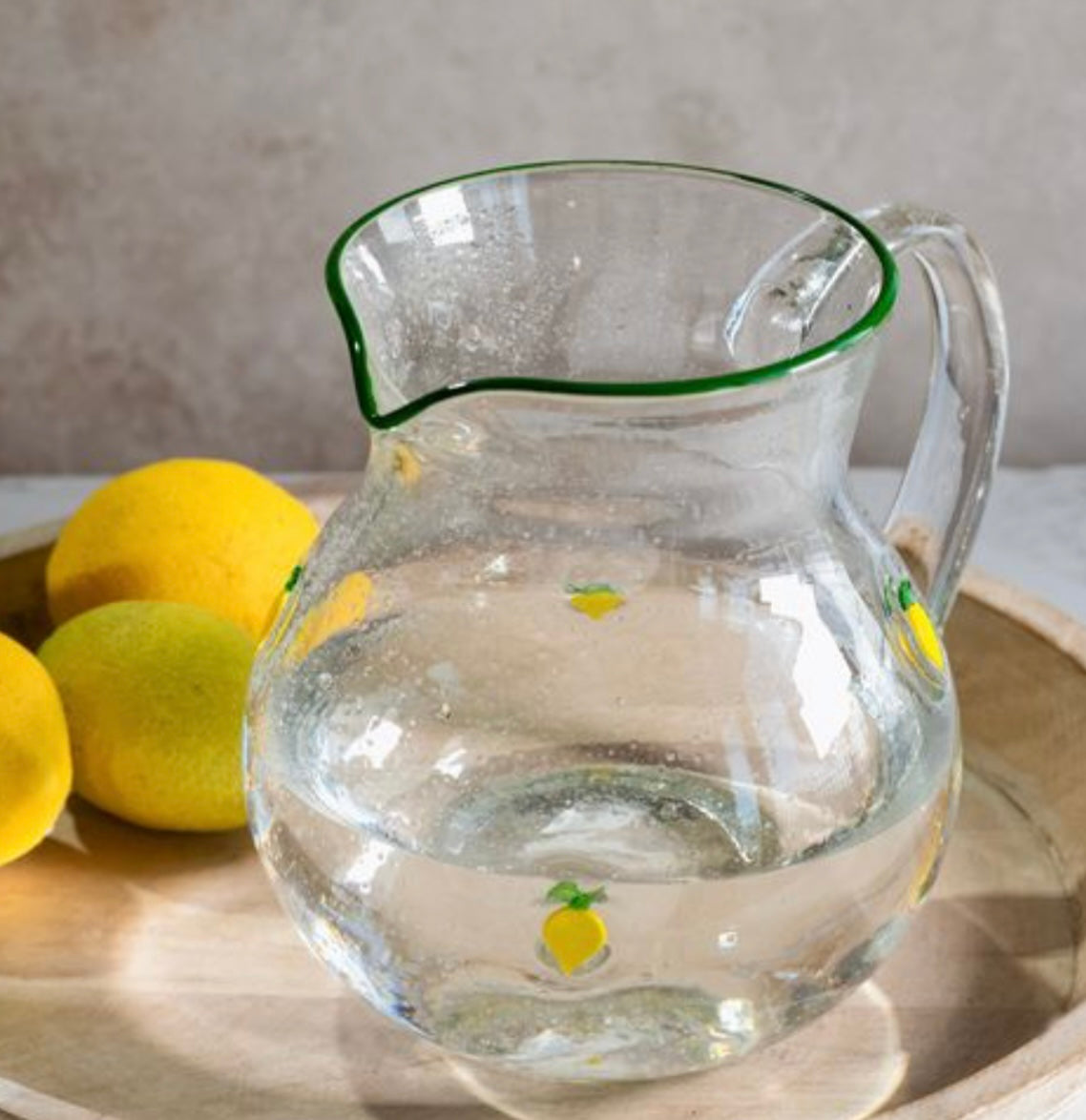 Lemon Bubble Pitcher