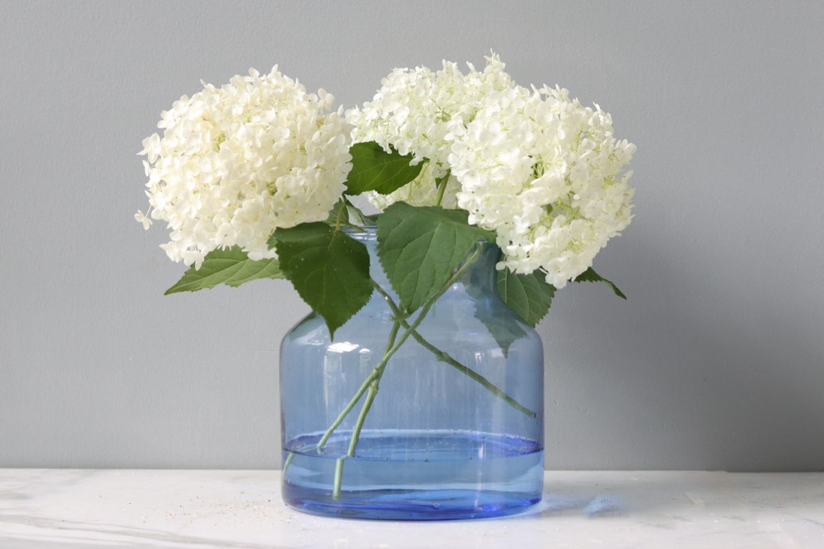 Blue Glass Vase