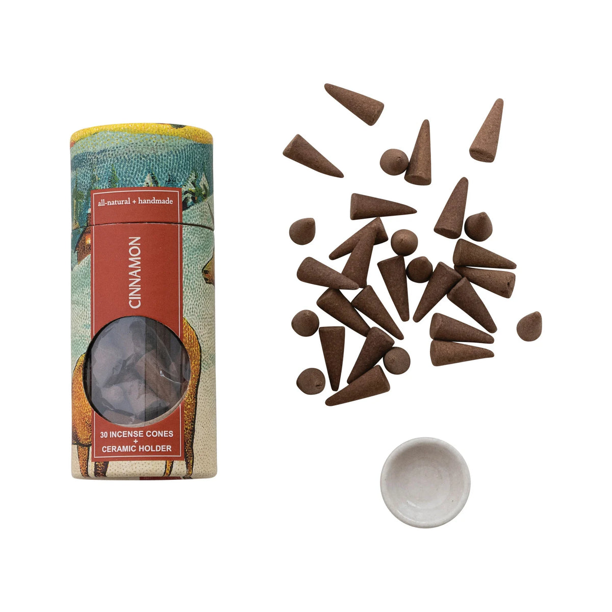 Incense Cone & Holder Set