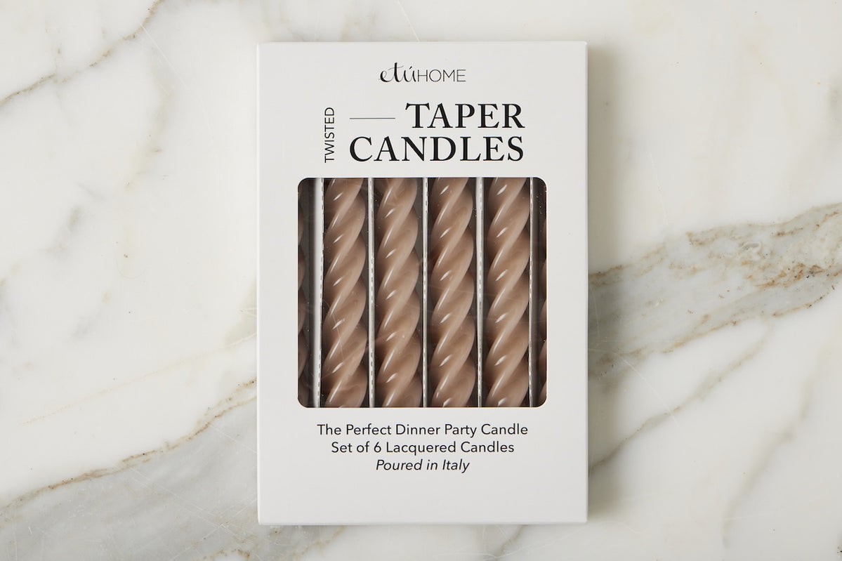 Twisted Taper Candle Set