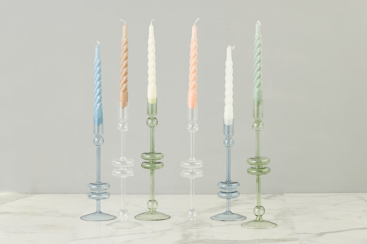 Twisted Taper Candle Set