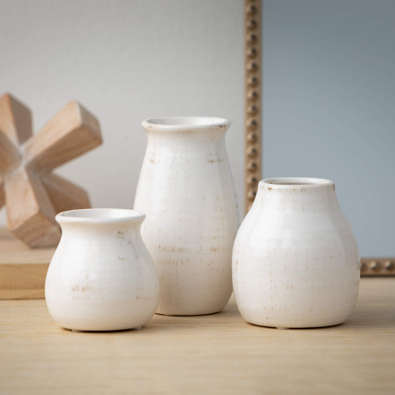 White Aged Vase