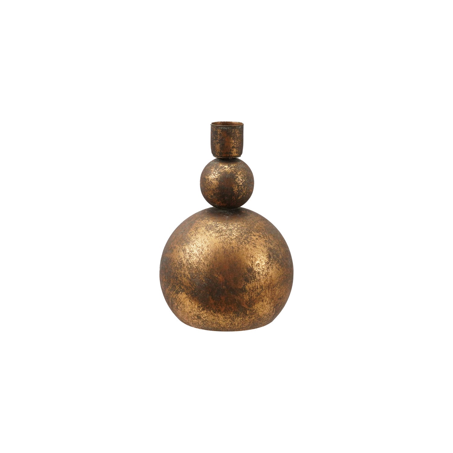 Metal Ball Taper Candle Holder