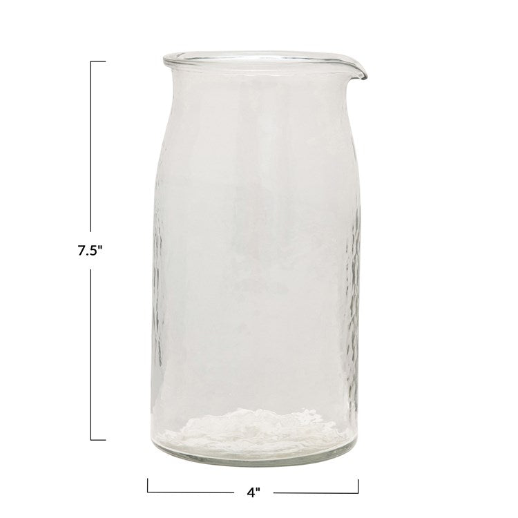 Hand Blown Glass Pitcher