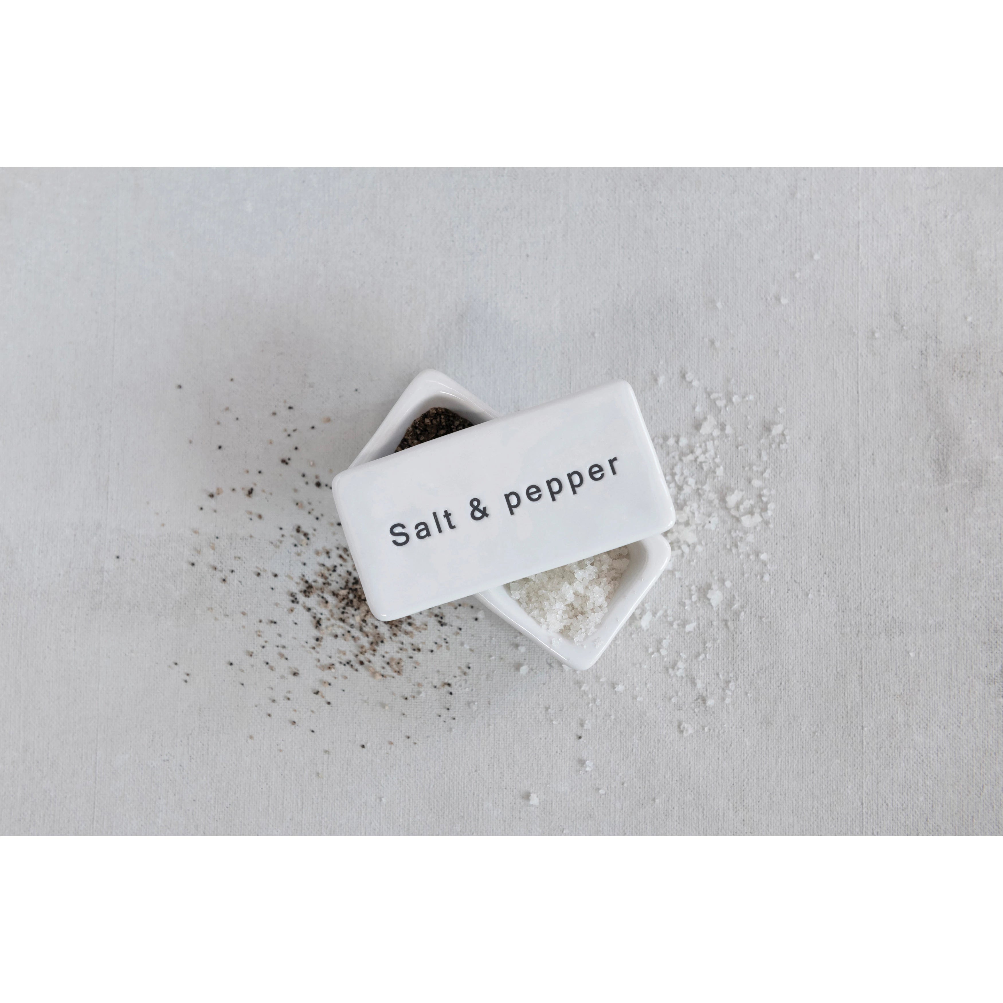 Stoneware Salt & Pepper Pinch Pot