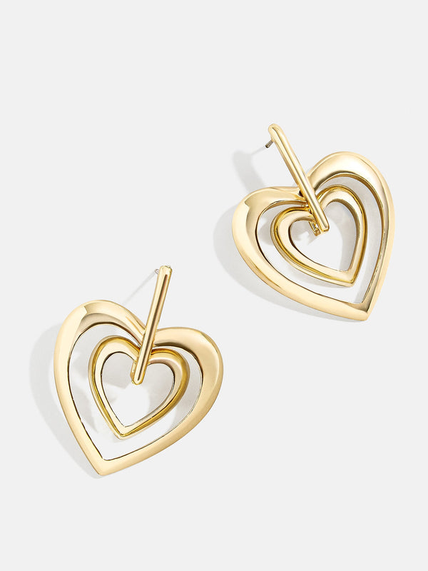 Double Heart Earring