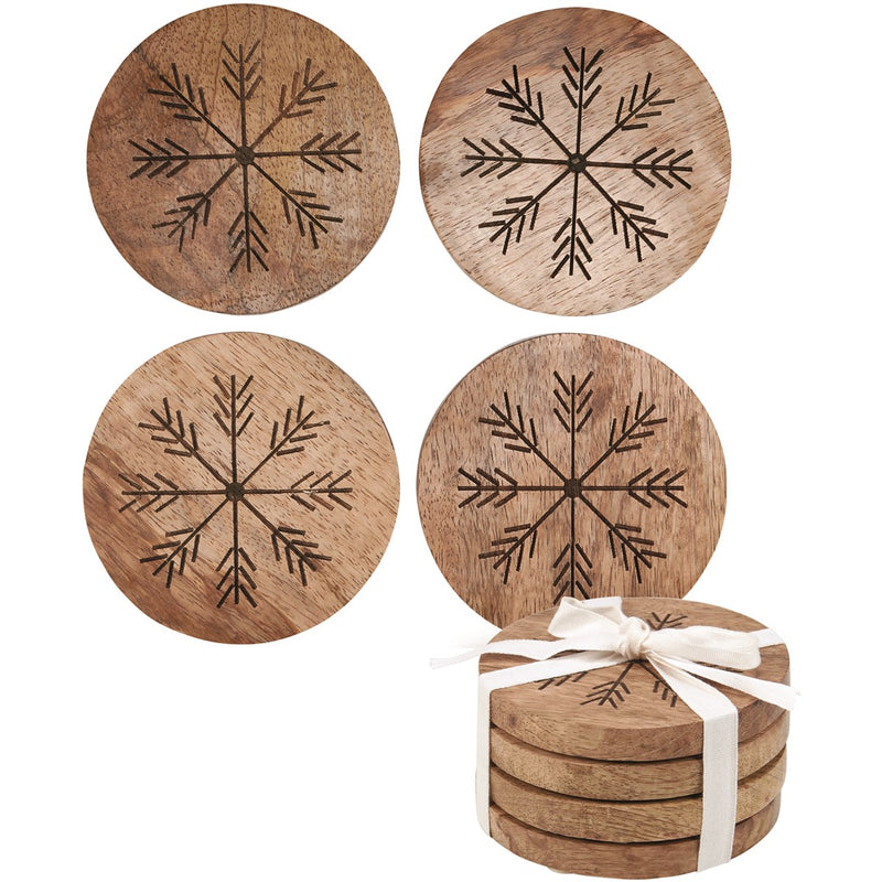 Snowflake Coasters