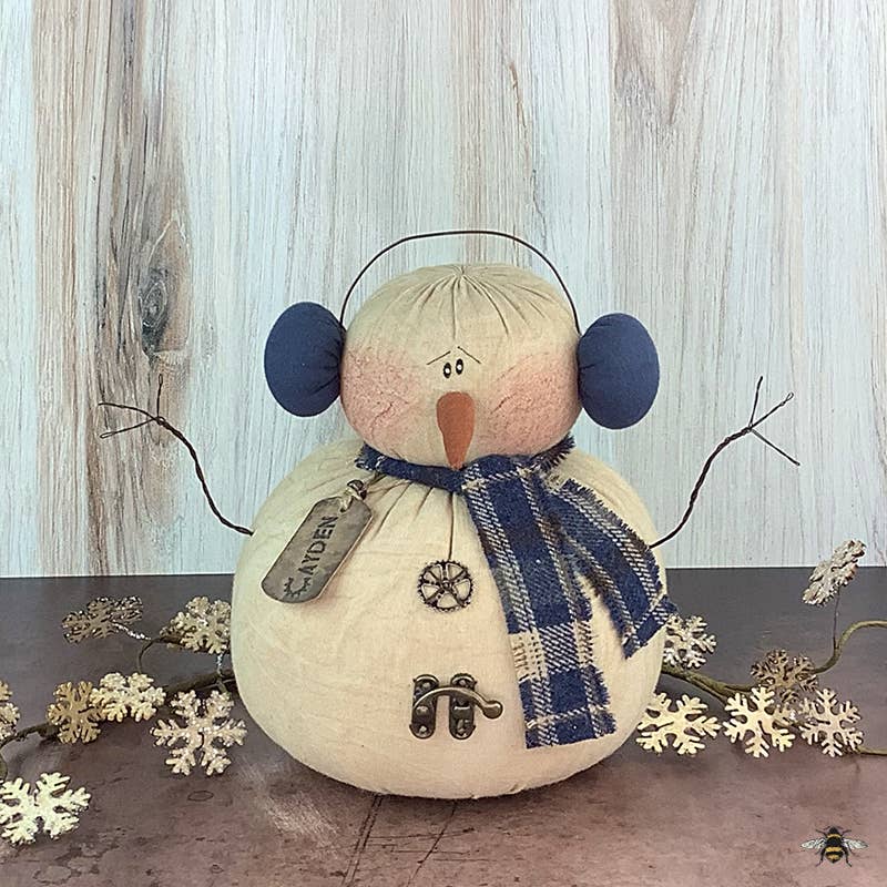 Vintage Snowmen Sitter