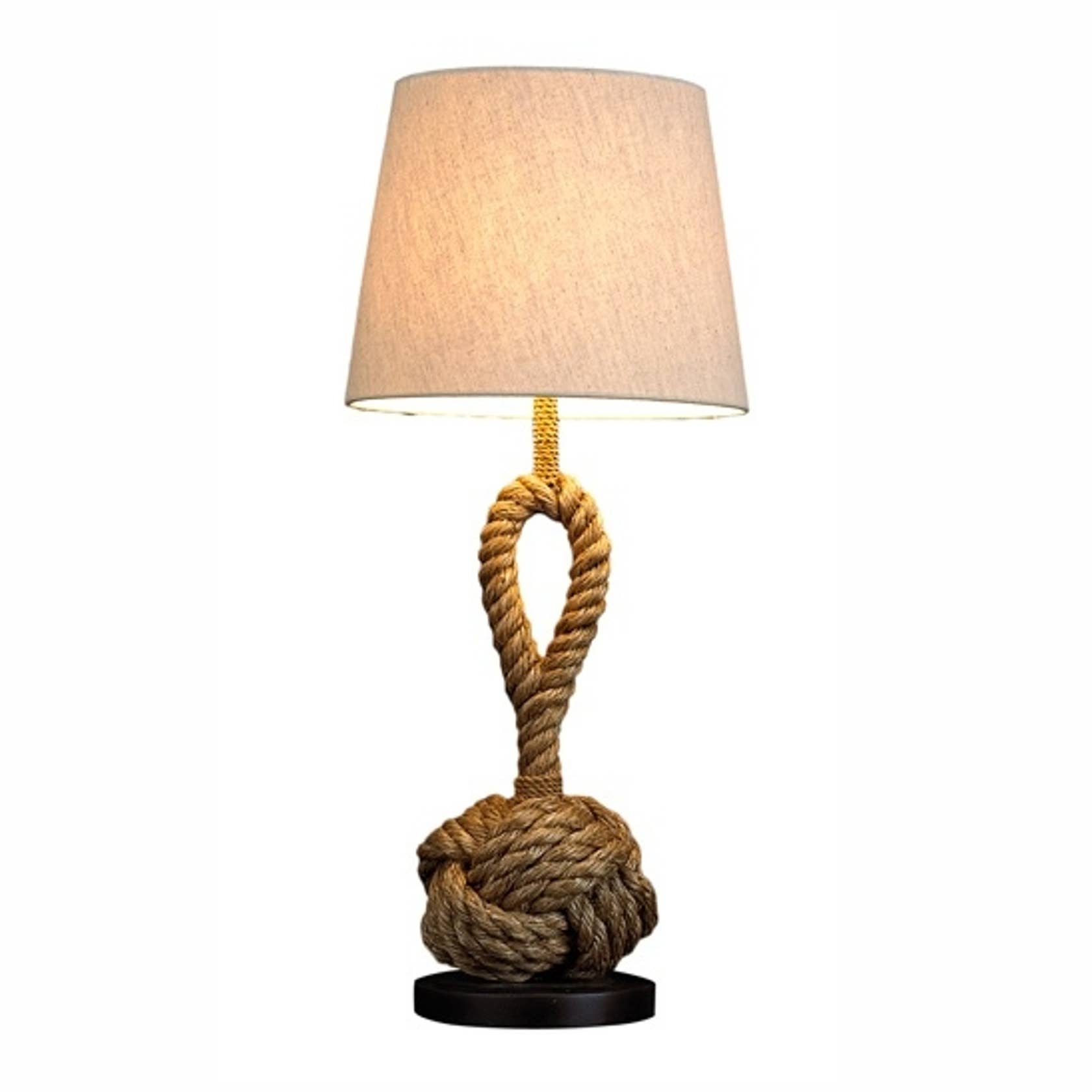 Monkey Fist Rope Lamp