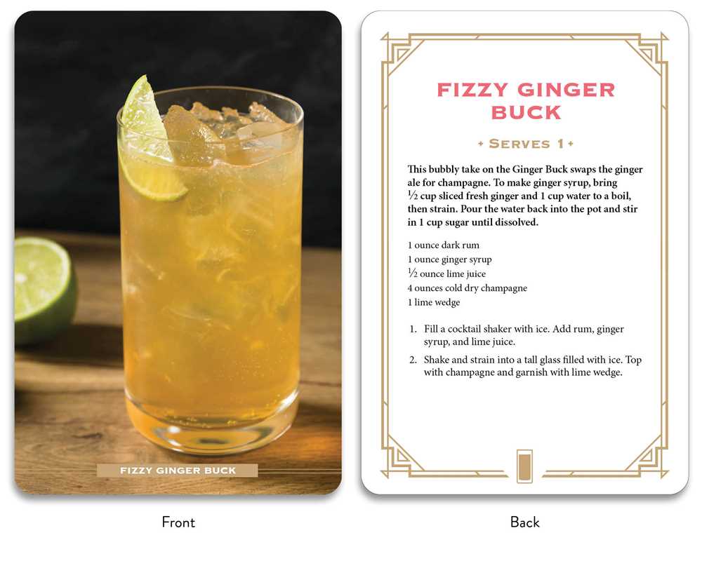 Bubbly Cocktail Cards