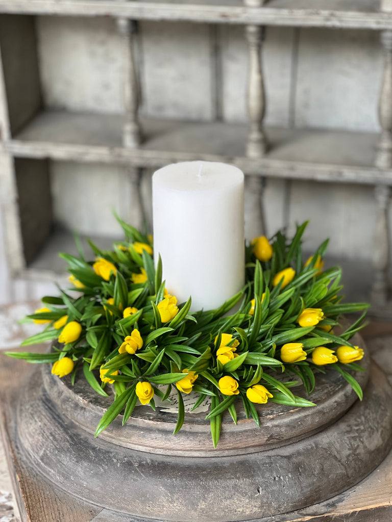 Teacup Tulip Candle Ring