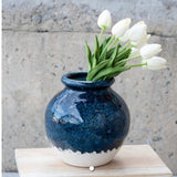 Navy & Sand Vase