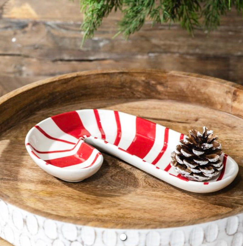 Candy Cane Plate
