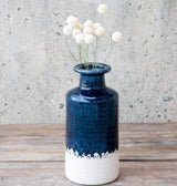 Navy & Sand Vase