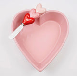 Pink Heart Dish