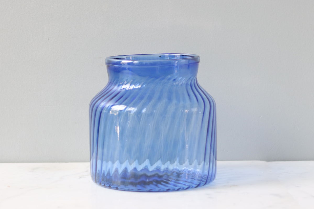 Blue Glass Vase