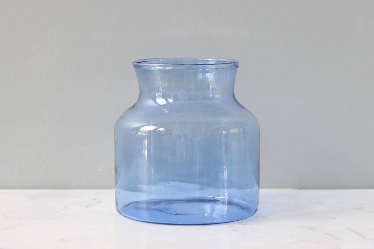 Blue Glass Vase