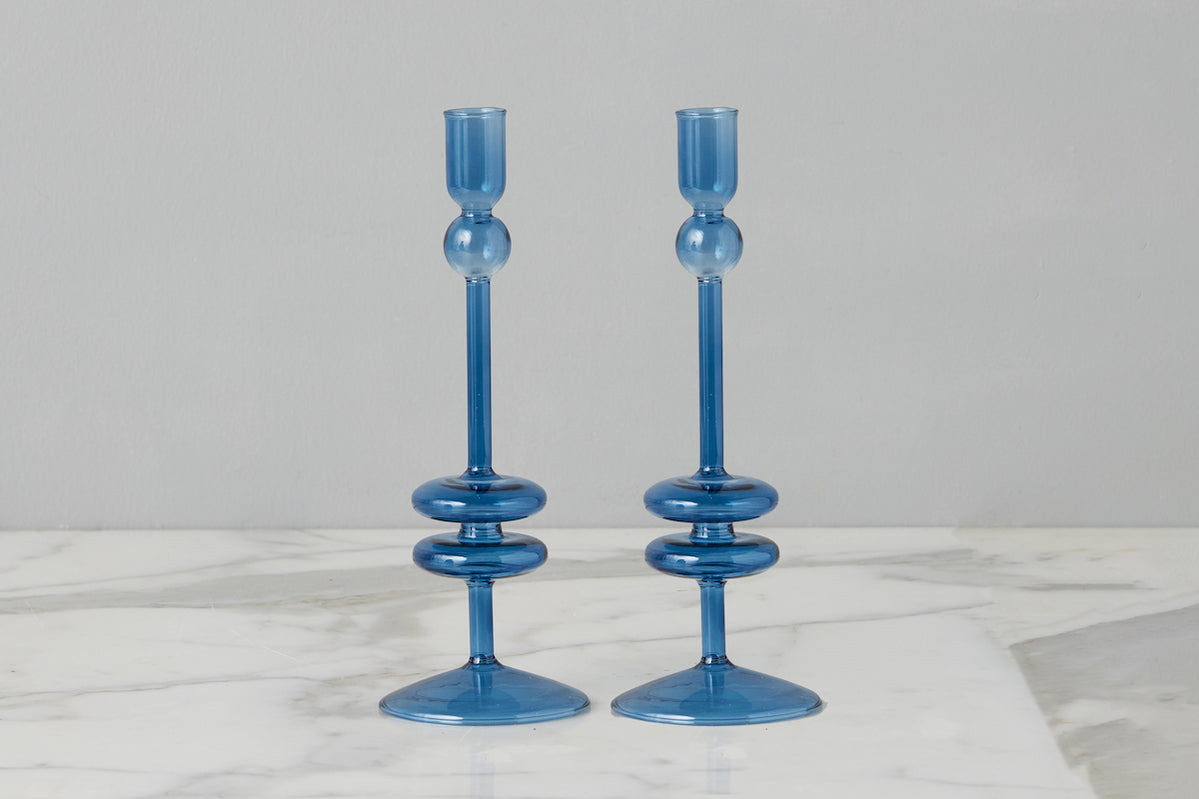 Glass Candlestick Etu Home