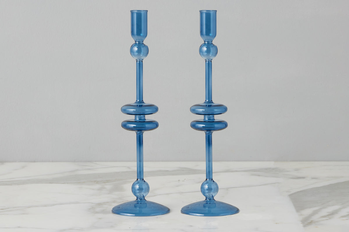 Glass Candlestick Etu Home
