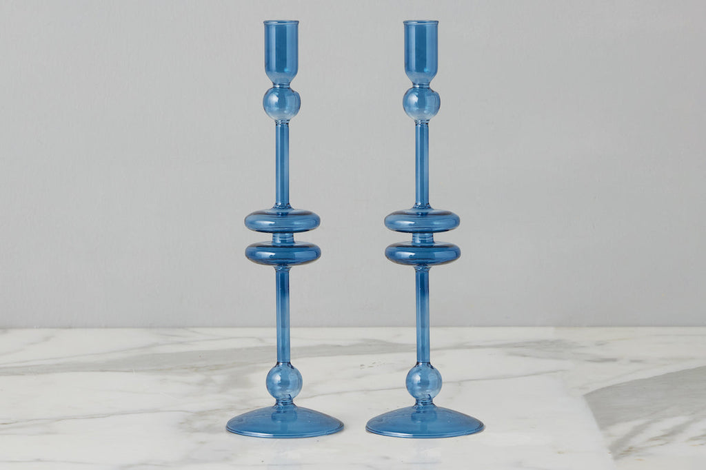 EtuHome Glass Candlestick - Thumbnail 3