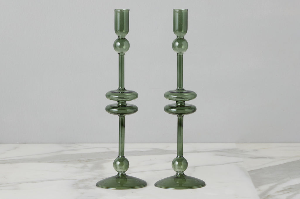 Glass Candlestick Etu Home