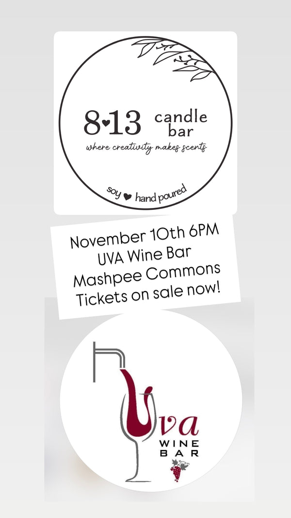 Candle Bar & Wine Event in Mashpee!