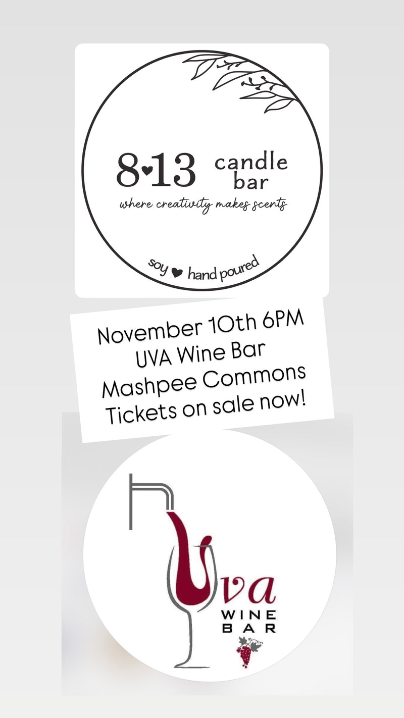 Candle Bar & Wine Event in Mashpee!
