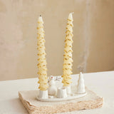 Stoneware Taper Candle Holder Display