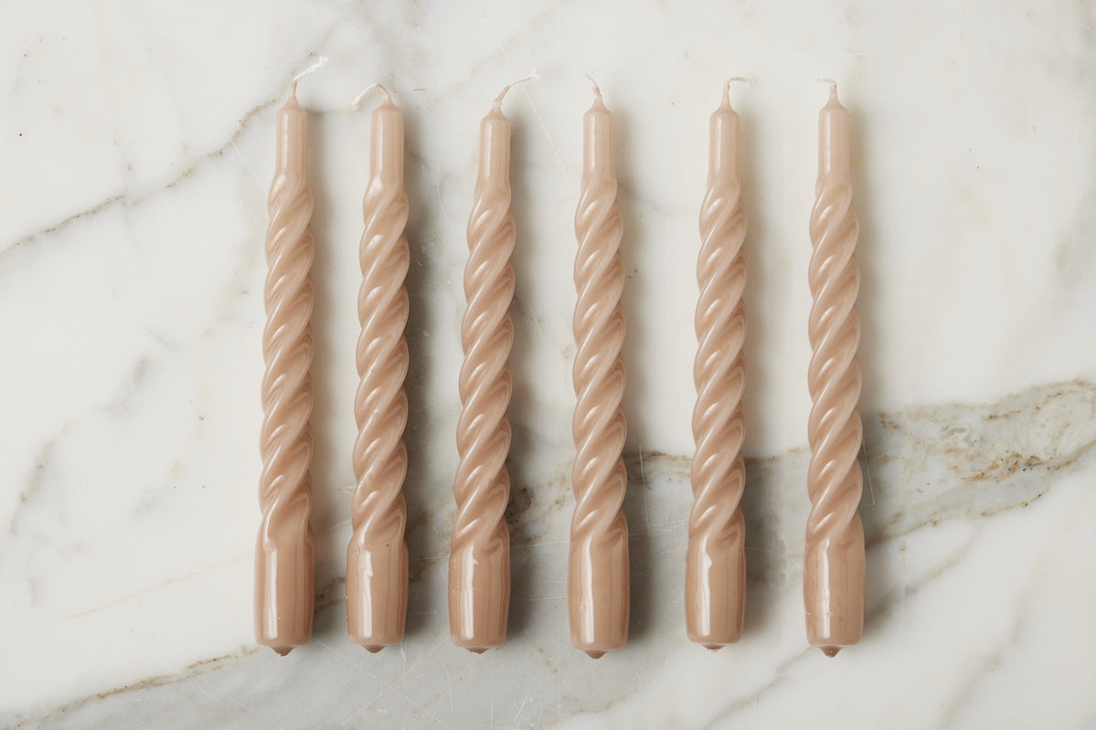Twisted Taper Candle Set