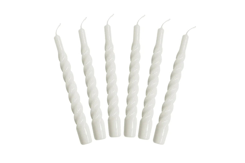 Twisted Taper Candle Set of 6