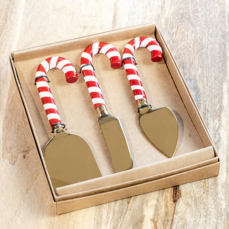 Candy Cane Knife Set