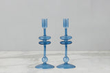 Sapphire Glass Candle Stick by Etu Home