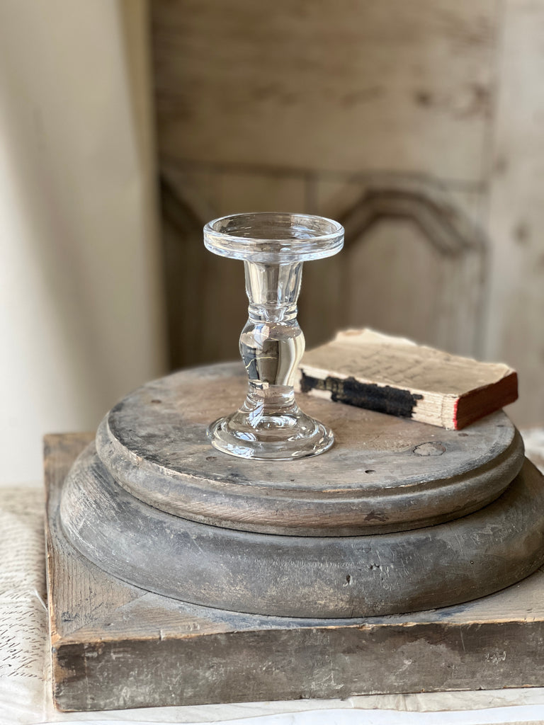 Granville Glass Taper Candle Holder