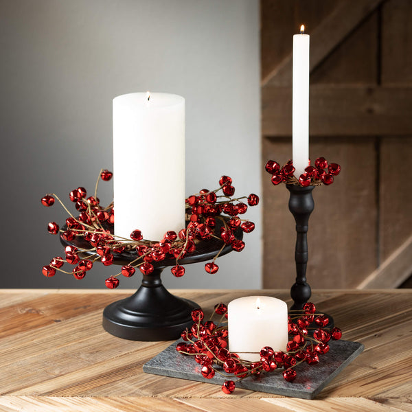 Red Bell Candle Ring