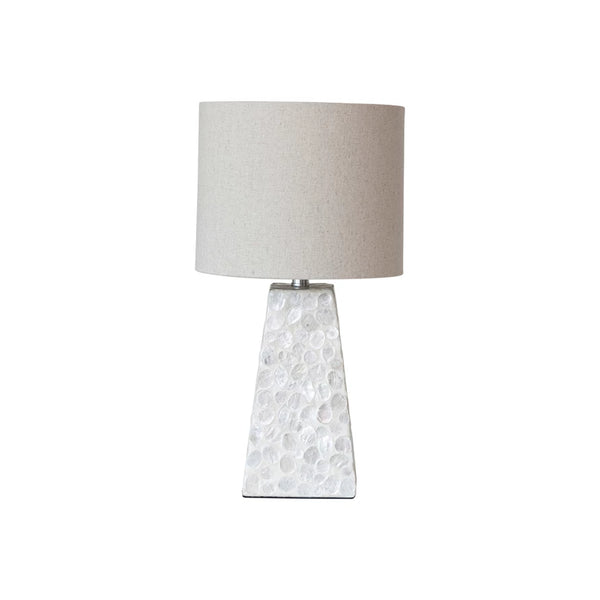 Capiz Shell Table Lamp