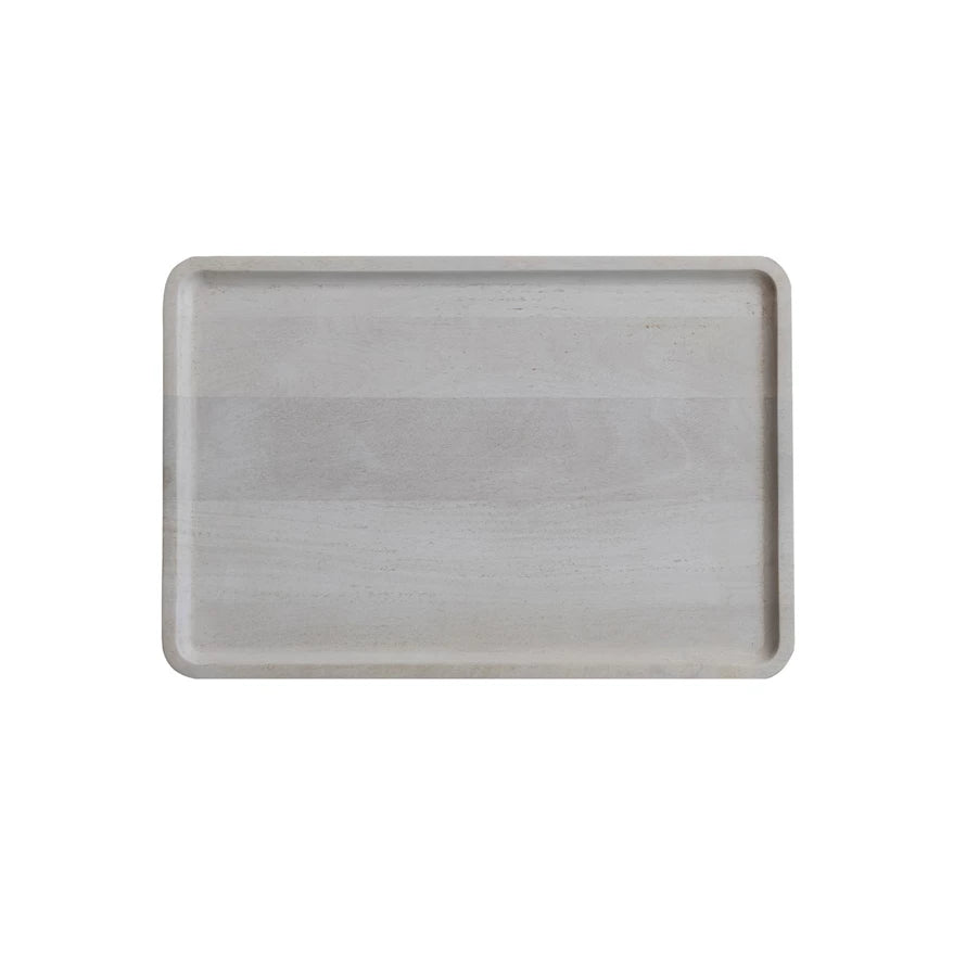 Bleached Mango Wood Tray