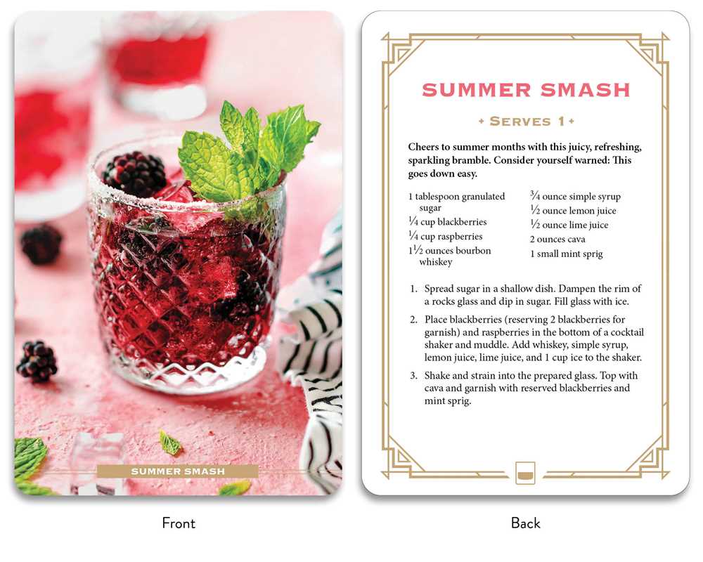 Bubbly Cocktail Cards