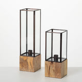 Modern Block Taper Candle Holder