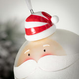 Santa Ball Ornament