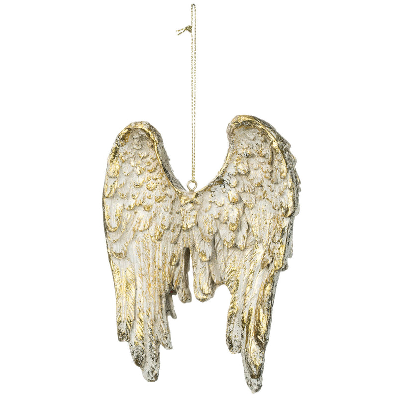 Gold Angel Wing Ornament