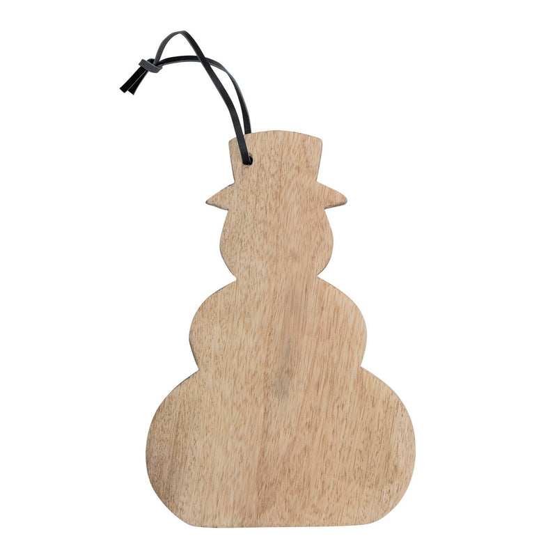 Snowman Cheese Board