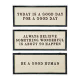 Metal Sentiment Plaque