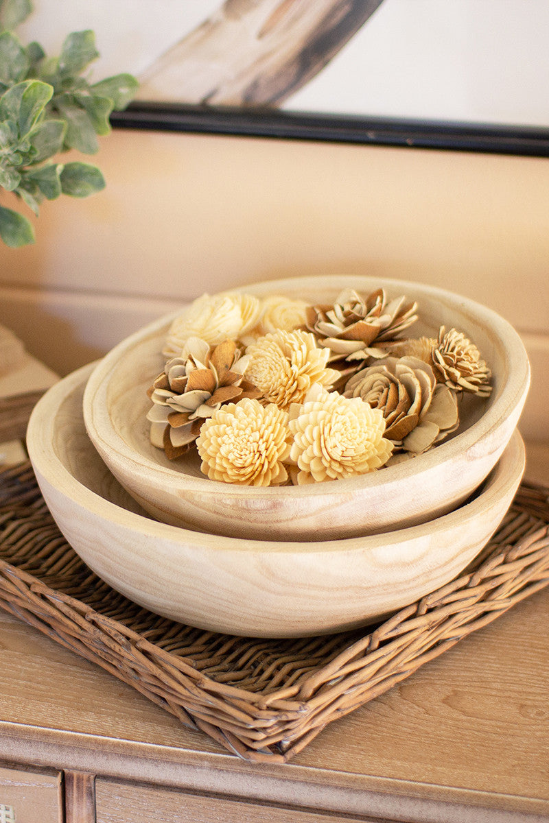 Hand Carved Wooden Bowl