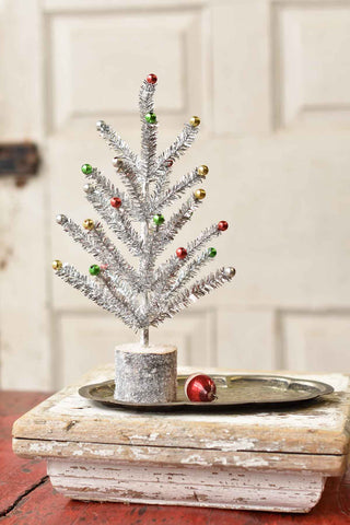 Silver Tinsel Tree