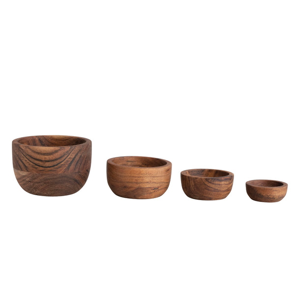 Acacia Wood Nesting Bowls