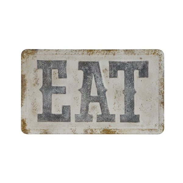 Metal EAT sign