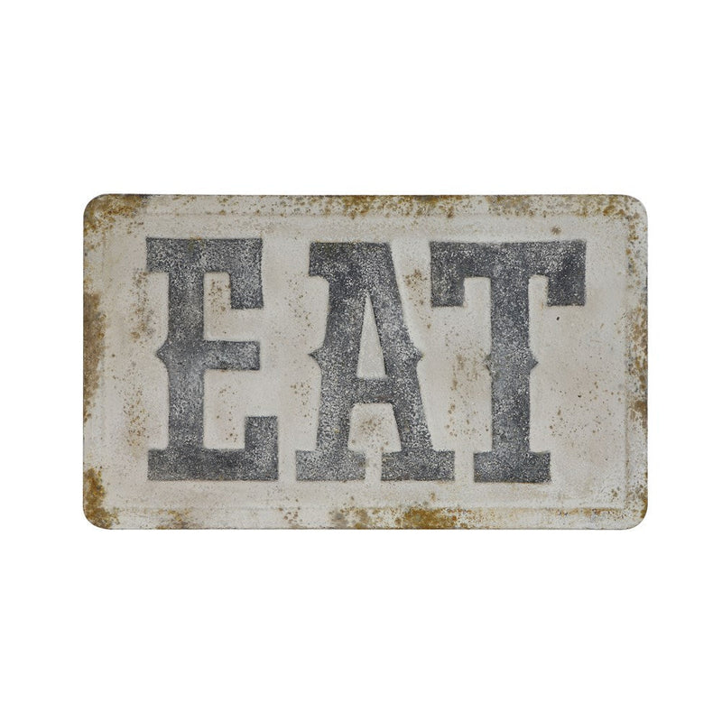Metal EAT sign
