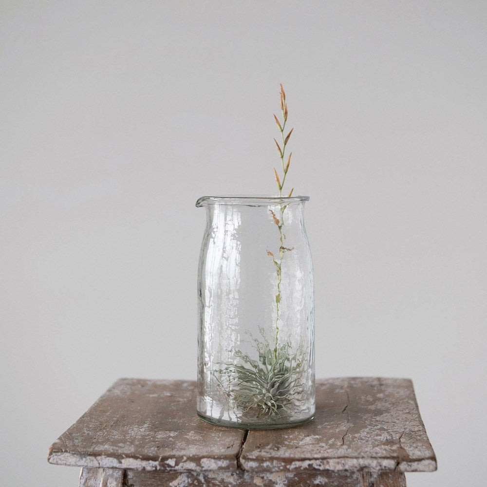 Hand Blown Glass Pitcher