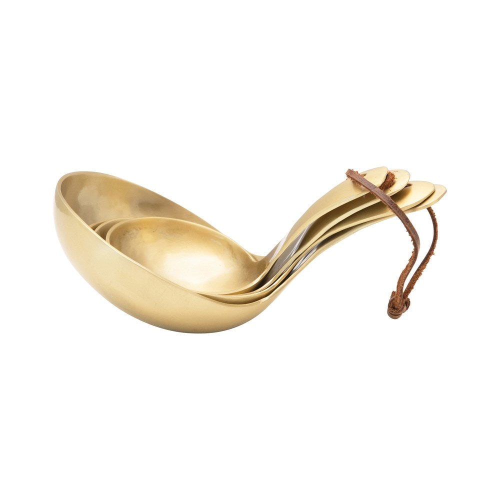 Metal Scoops Brass Finish